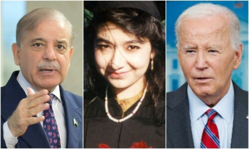 PM Shehbaz urges US President Biden to pardon Dr Aafia Siddiqui on humanitarian grounds PM Shehbaz urges US President Biden to pardon Dr Aafia Siddiqui on humanitarian grounds