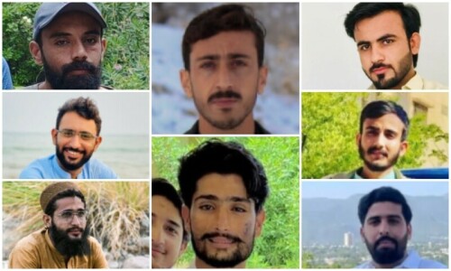 Eight Baloch students go ‘missing’ from shared residence in Karachi Eight Baloch students go ‘missing’ from shared residence in Karachi