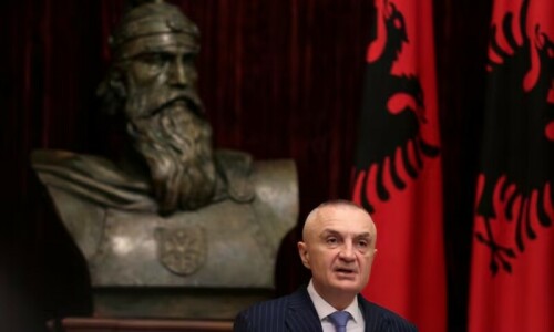 Albania&rsquo;s former president held on corruption charges