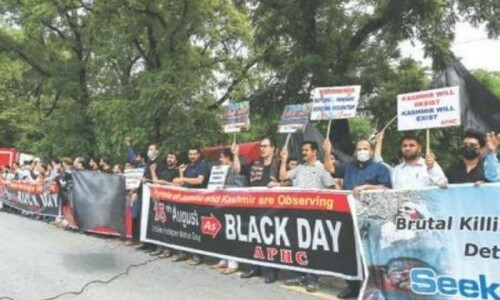 Balochistan observes Kashmir Black Day Balochistan observes Kashmir Black Day