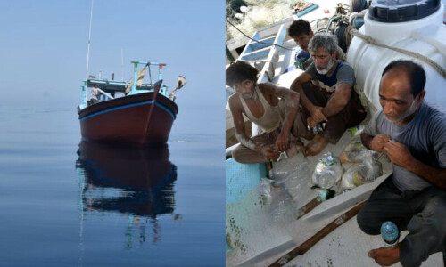 Pakistan Navy ship rescues Iranian fishing dhow carrying 23 fishermen stranded in Gulf of Aden Pakistan Navy ship rescues Iranian fishing dhow carrying 23 fishermen stranded in Gulf of Aden