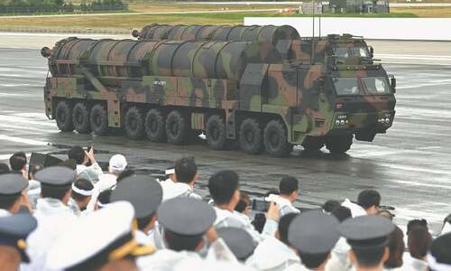 South Korea unveils ‘monster missile’ at military parades South Korea unveils ‘monster missile’ at military parades