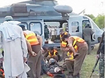 Pilots eject safely as PAF aircraft crashes in Swabi Pilots eject safely as PAF aircraft crashes in Swabi