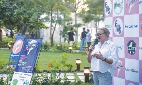 Diplomat praises sports initiative for raising breast cancer awareness