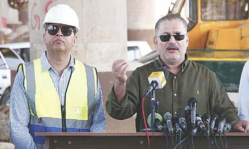 Sharjeel inspects Karachi’s Yellow Line work Sharjeel inspects Karachi’s Yellow Line work
