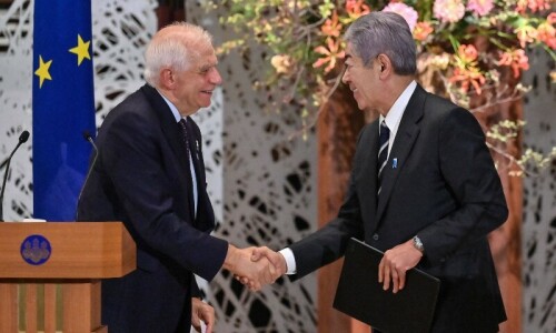 Japan enters into defence pact with European Union Japan enters into defence pact with European Union