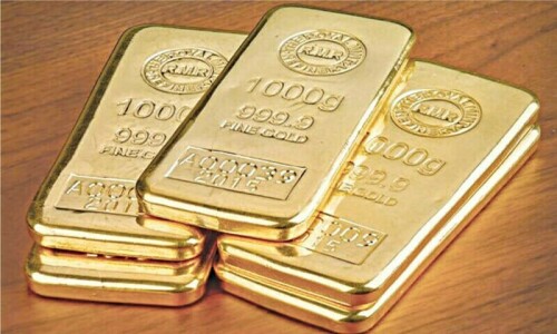 Gold prices plunge