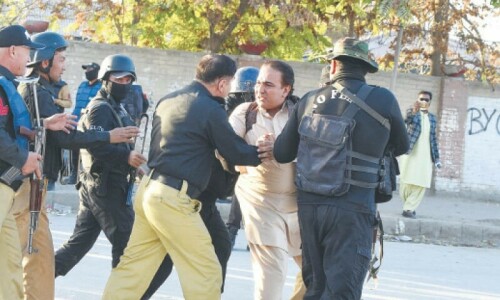 PTI leaders booked, face terror charge over Quetta clashes