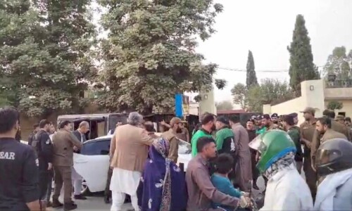 Omar Ayub, other PTI leaders released after brief detention in Rawalpindi: police Omar Ayub, other PTI leaders released after brief detention in Rawalpindi: police