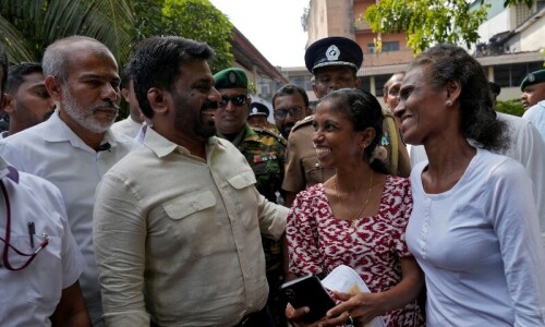 Sri Lankan president&rsquo;s coalition wins majority in snap election