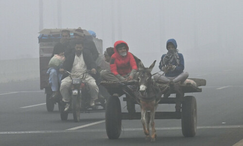 Lahore&rsquo;s air quality shows slight improvement as it drops out of &lsquo;hazardous&rsquo; category: index