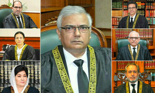 Seven-judge constitutional bench assumes full court role