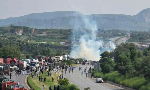 PTI&rsquo;s agitation cost govt over Rs1.1bn in Islamabad since July: police