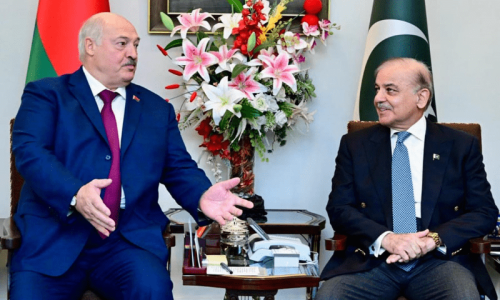 Belarus president meets PM Shehbaz, expresses interest in purchasing Pakistani textiles