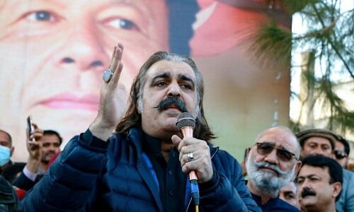 PTI protest to continue until Imran calls it off: Ali Amin Gandapur