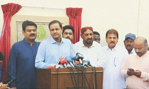 Karachi mayor opens project to generate solar power for KMC building