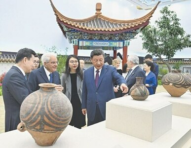 56 Chinese cultural relics returned from Italy