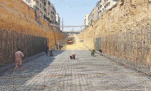 Murad irked by slow progress of Karimabad underpass project