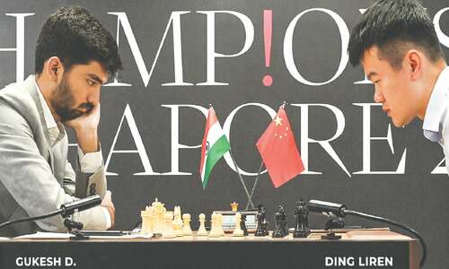 China&rsquo;s Ding beats &lsquo;nervous&rsquo; Gukesh in world chess opener
