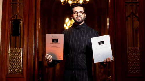 British parliament honours Fahad Mustafa with two cultural awards British parliament honours Fahad Mustafa with two cultural awards