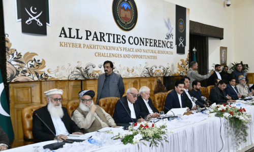 Multi-party moot seeks measures to tackle KP&rsquo;s crises