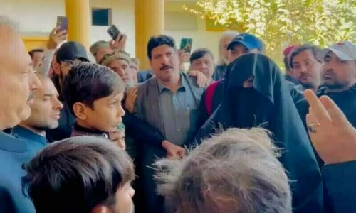 Bushra Bibi laments being left alone at D-Chowk