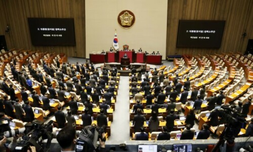South Korea’s Yoon survives impeachment move, party leader says president will resign South Korea’s Yoon survives impeachment move, party leader says president will resign