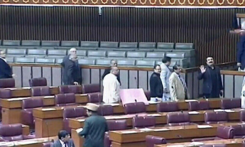 Govt ally PPP walks out from NA over continued absence of ministers