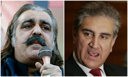 Qureshi, Gandapur indicted in GHQ attack case Qureshi, Gandapur indicted in GHQ attack case