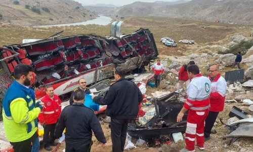 Nine killed in Iran as bus, fuel truck collide: state media Nine killed in Iran as bus, fuel truck collide: state media