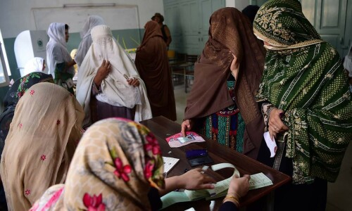 ECP accused of ignoring low women&rsquo;s turnout in Feb polls