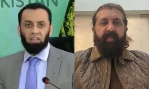 PTI’s Sheikh Waqas Akram slams info minister for ‘advocating for military courts’ PTI’s Sheikh Waqas Akram slams info minister for ‘advocating for military courts’