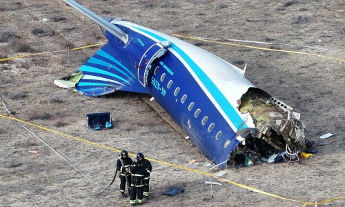 38 dead as Azerbaijani jet crashes in Kazakhstan