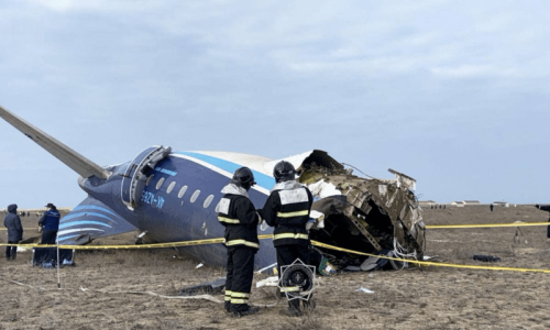 Azerbaijani officials confirm claims plane crash caused by Russian air defence system Azerbaijani officials confirm claims plane crash caused by Russian air defence system
