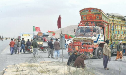 Traffic restored on Quetta-Karachi highway after 30 hours Traffic restored on Quetta-Karachi highway after 30 hours