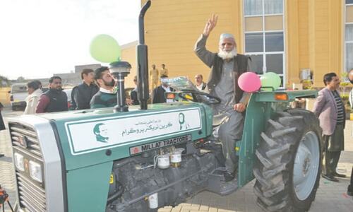 68 farmers get tractors through balloting in Jhelum