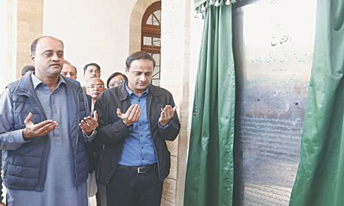Mayor Wahab inaugurates Khaliqdina Hall after renovation