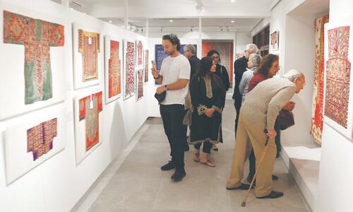 Extraordinary embroidery of pre-partition artisans put on display