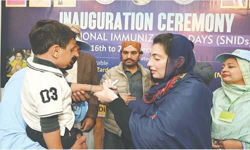Sindh launches year&rsquo;s last polio vaccination campaign