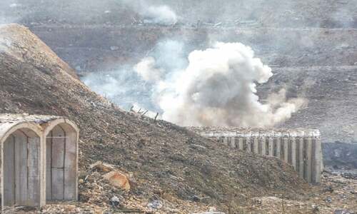 Syria’s ammunition dump turns into a smoking ruin after Israeli strikes Syria’s ammunition dump turns into a smoking ruin after Israeli strikes
