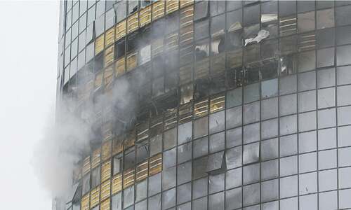 Ukraine hits Russian high-rise 1,000km from frontline