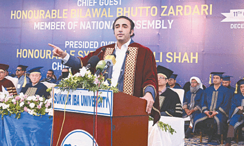 Bilawal encourages students to engage in &lsquo;democratic, peaceful resistance&rsquo;