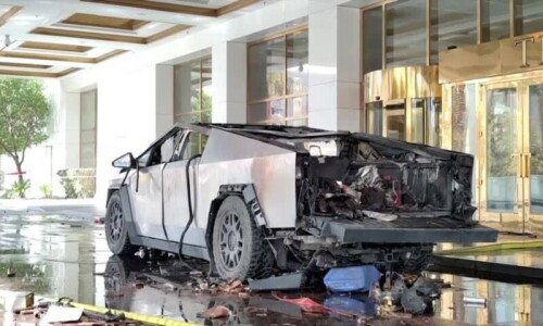 Cybertruck explodes outside Trump hotel