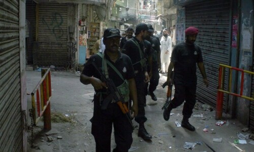 Terrorist hideouts destroyed during KP’s Karak operation Terrorist hideouts destroyed during KP’s Karak operation