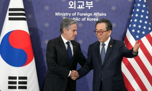 North Korea fires missile as Blinken warns of Russia cooperation North Korea fires missile as Blinken warns of Russia cooperation