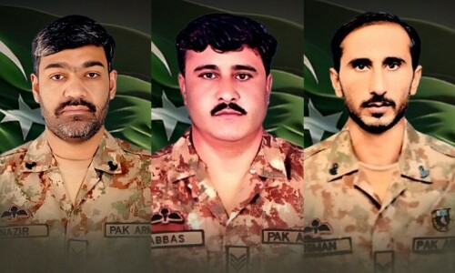 3 soldiers martyred, 19 terrorists killed in KP operations: ISPR 3 soldiers martyred, 19 terrorists killed in KP operations: ISPR