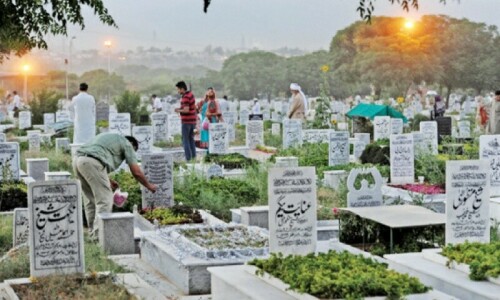 Karachi mayor fixes burial rates at cemeteries Karachi mayor fixes burial rates at cemeteries