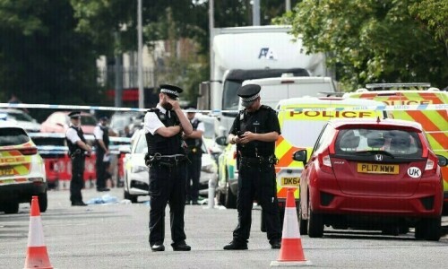 UK police arrest two teens after boy, 14, fatally knifed on London bus last week