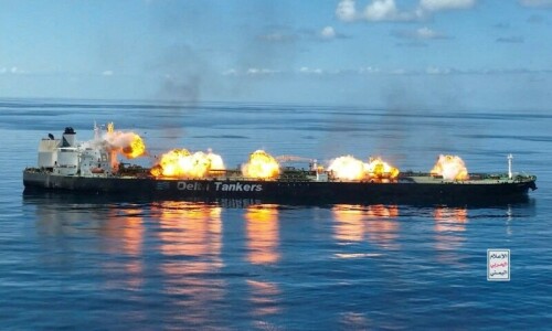 Houthi fighters claim attacking US aircraft carrier in Red Sea