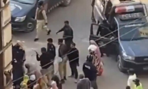 Karachi police arrest 25 Baloch Yakjehti Committee protesters during Lyari march Karachi police arrest 25 Baloch Yakjehti Committee protesters during Lyari march